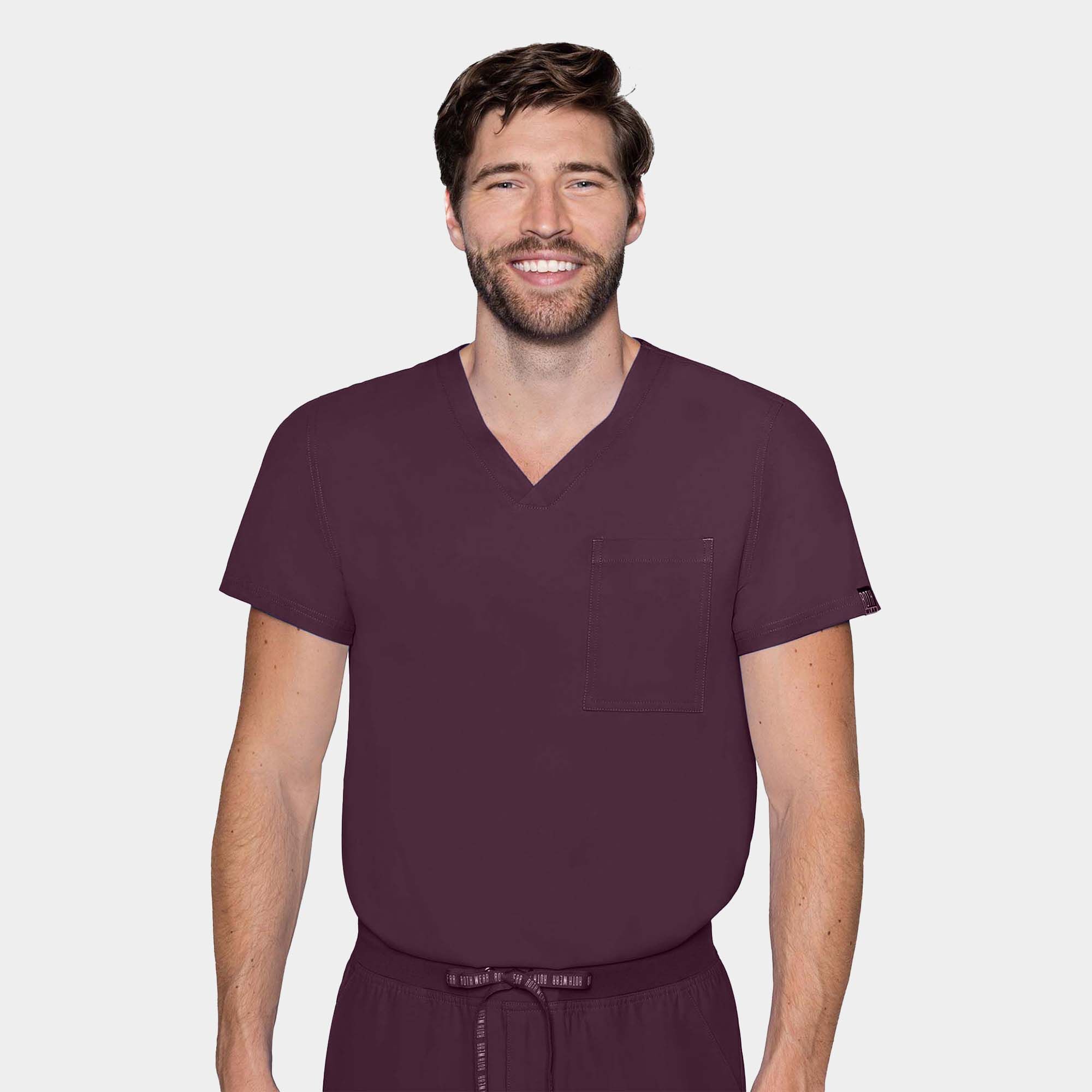 Rothwear Insight 1 Pocket Top MC2478_WINE_Front