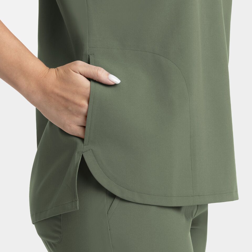 Momentum-by-Maevn_5003-WomensTuckableDolmanTop-Olive-OLV-06-Maevn-Scrubs.jpg