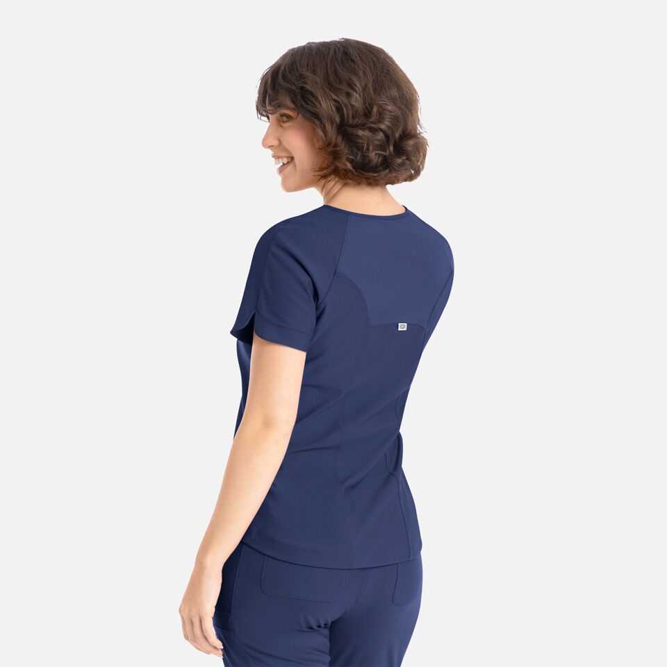 Luna - Tuckable Y-Neck Top | 2502 - Image 2
