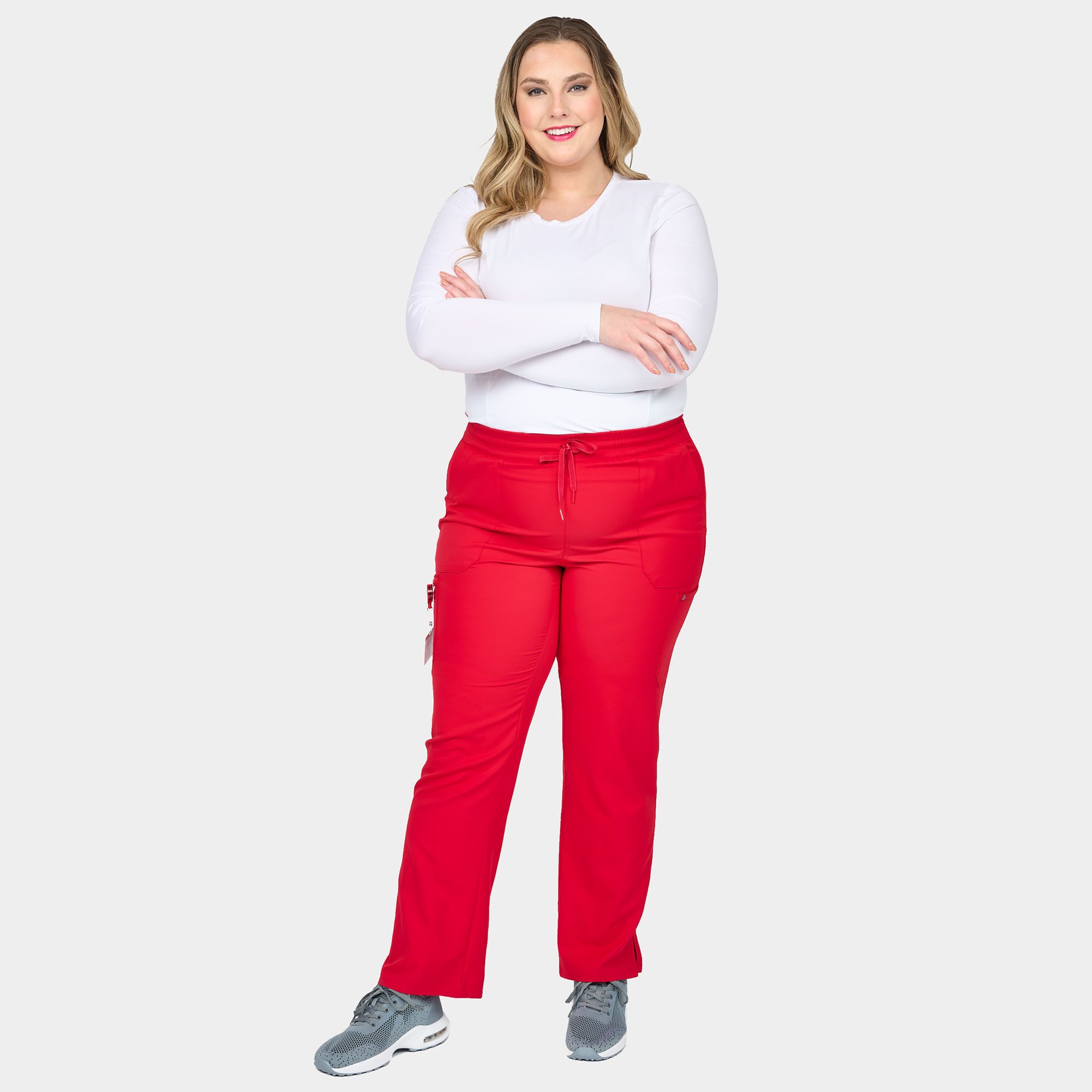 Zavate Energy Straight Leg Pant 3063 Red 03