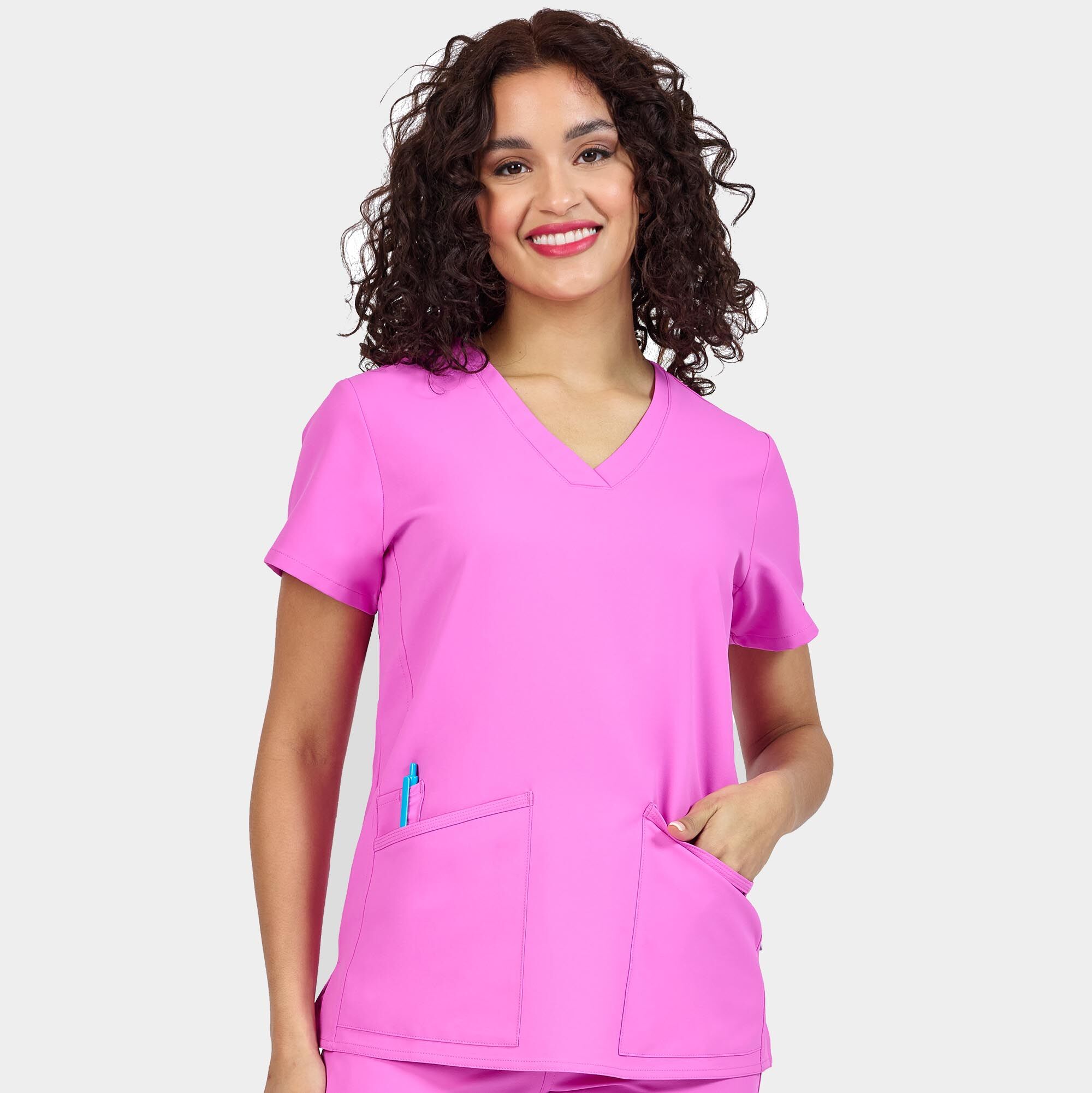 Zavate Focus V-Neck Top 1165 Orchid 01