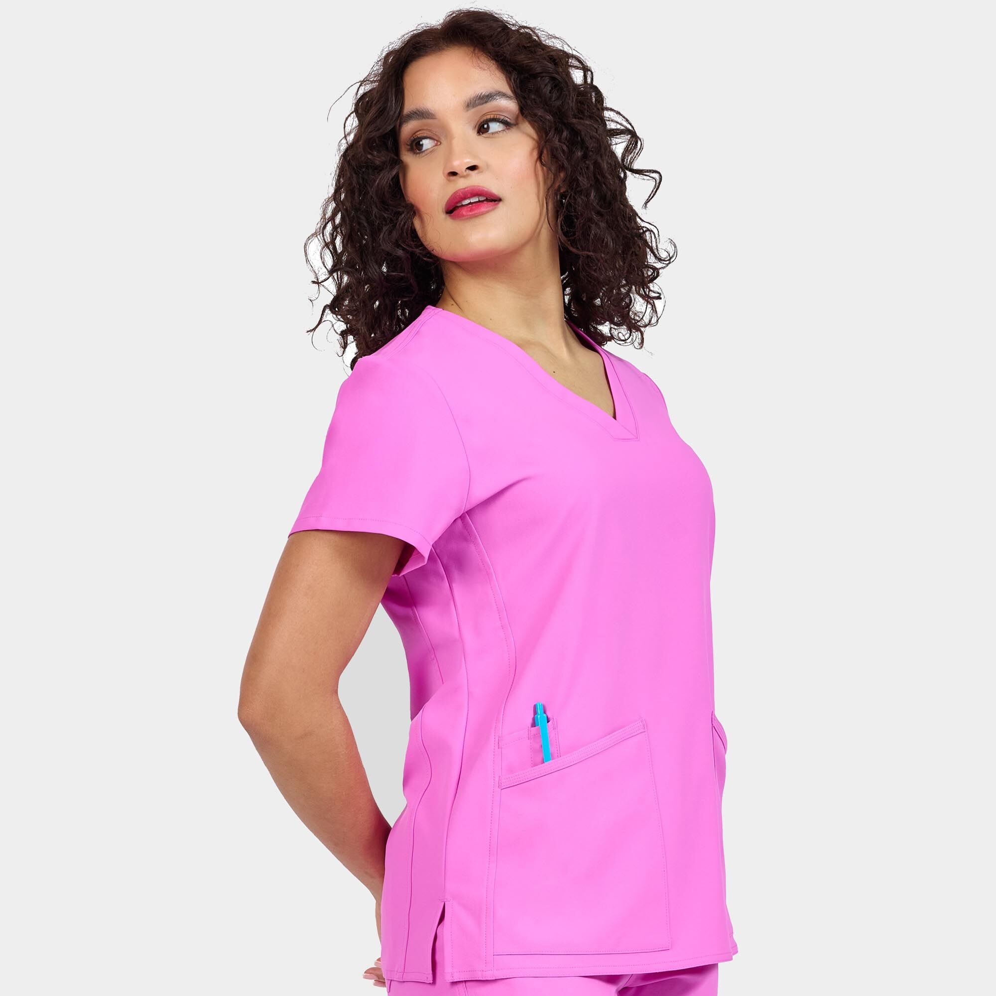 Zavate Focus V-Neck Top 1165 Orchid 03