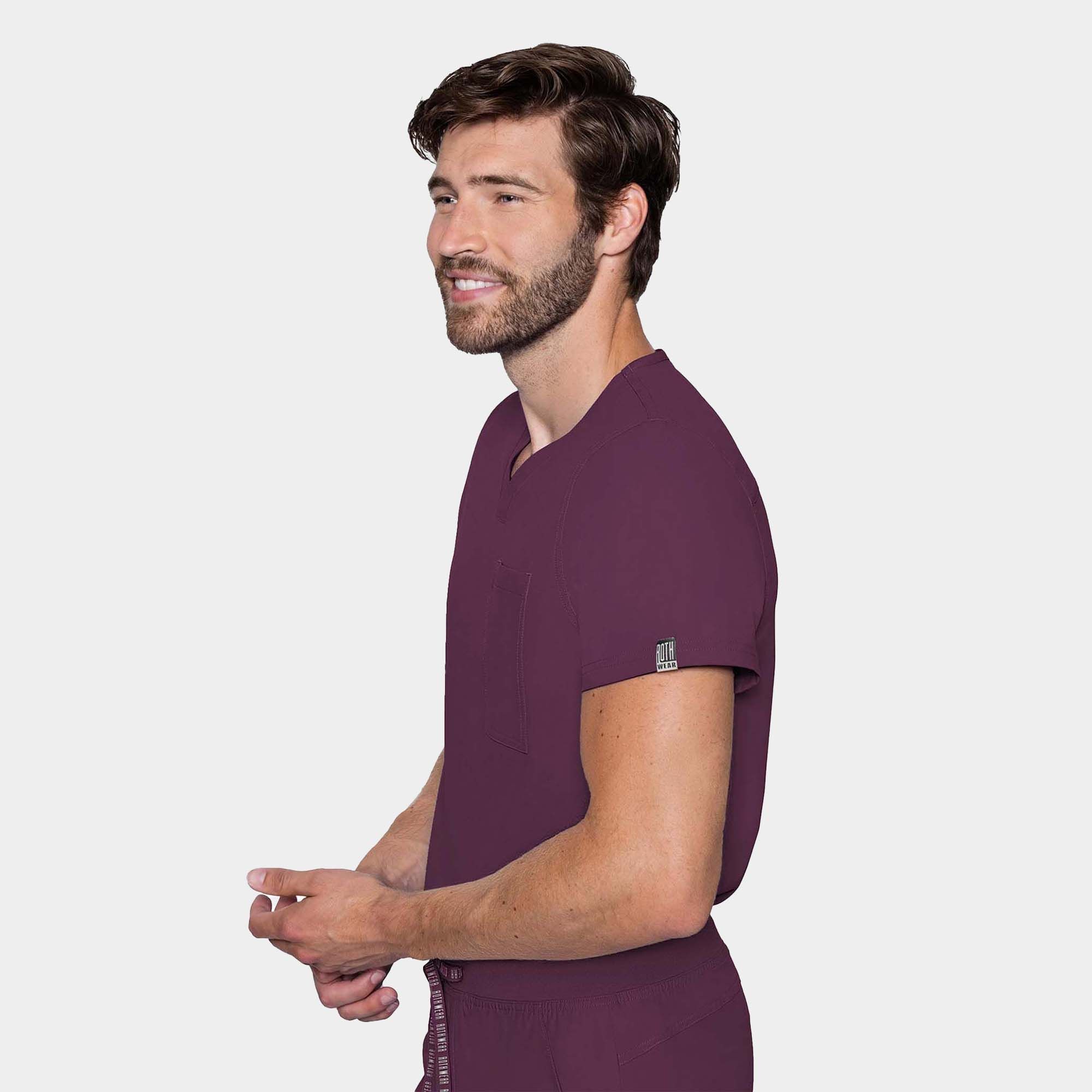 Rothwear Insight 1 Pocket Top MC2478_WINE_Side