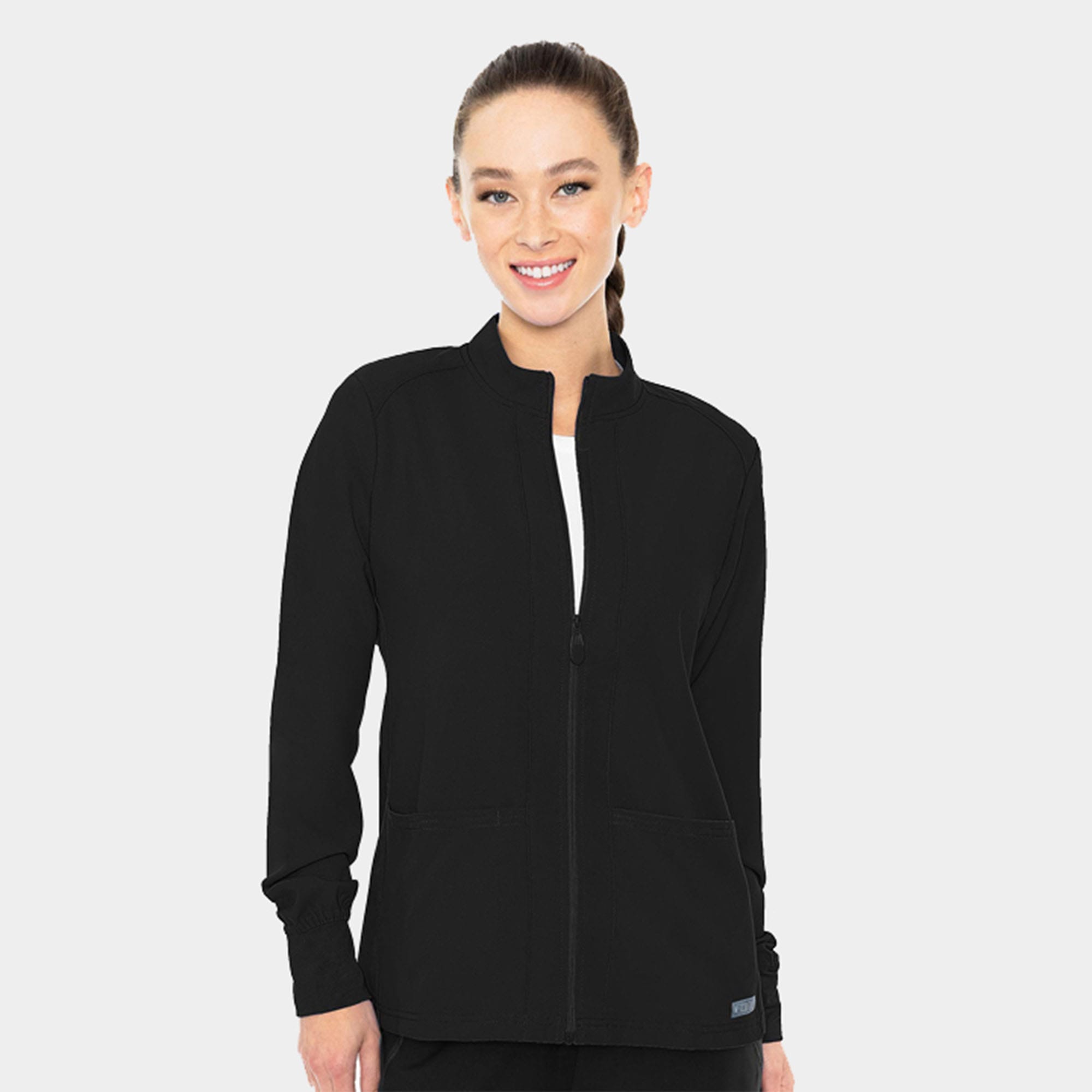 Warm-Up With Shoulder Yokes MC2660_BLK_Front
