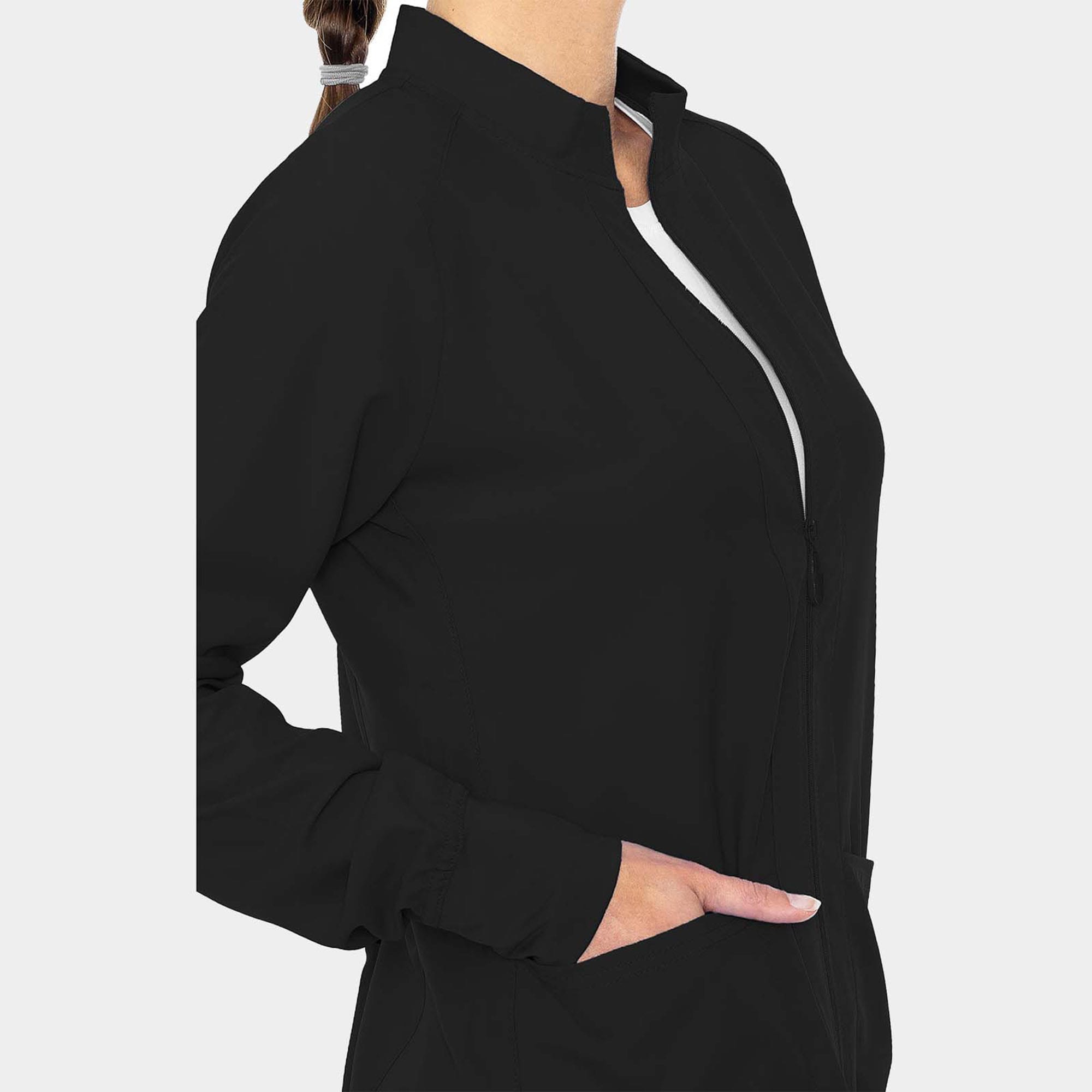 Warm-Up With Shoulder Yokes MC2660_BLK_Pocket Details