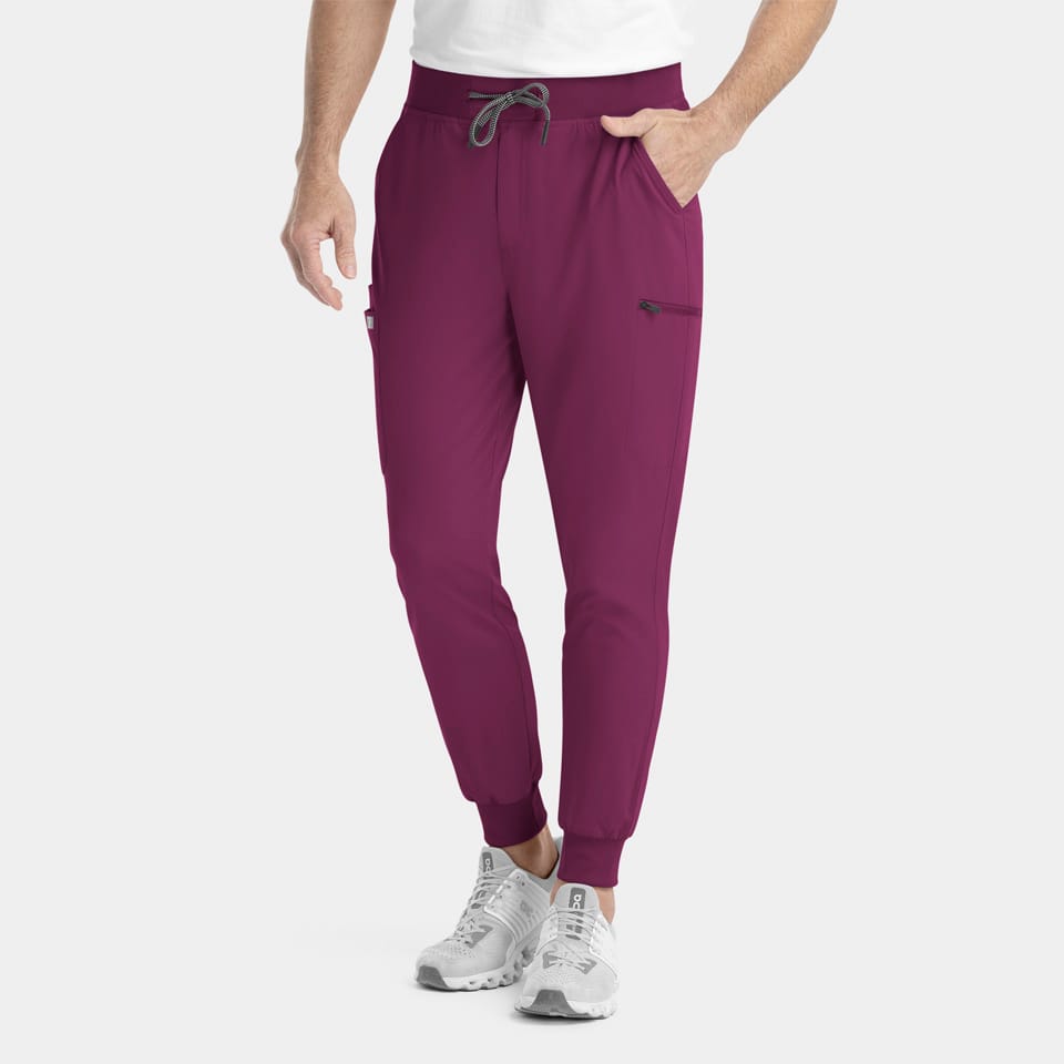 Epic-by-IRG_9852-MensJoggerPant-Wine-WIN-01-IRG-Scrubs.jpg