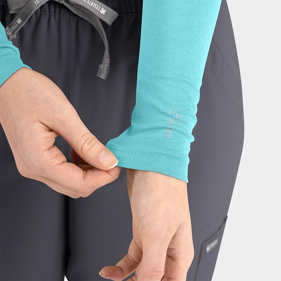 Bestee-by-Maevn_6909-WomensLongSleeveUnderscrubTee-Aquamarine-AQU-05-Maevn-Scrubs