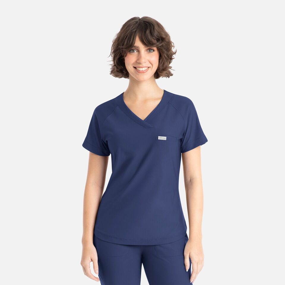 Embrace-by-Maevn_2502-Luna-TuckableY-NeckTop-Navy-NVY-01-Maevn-Scrubs