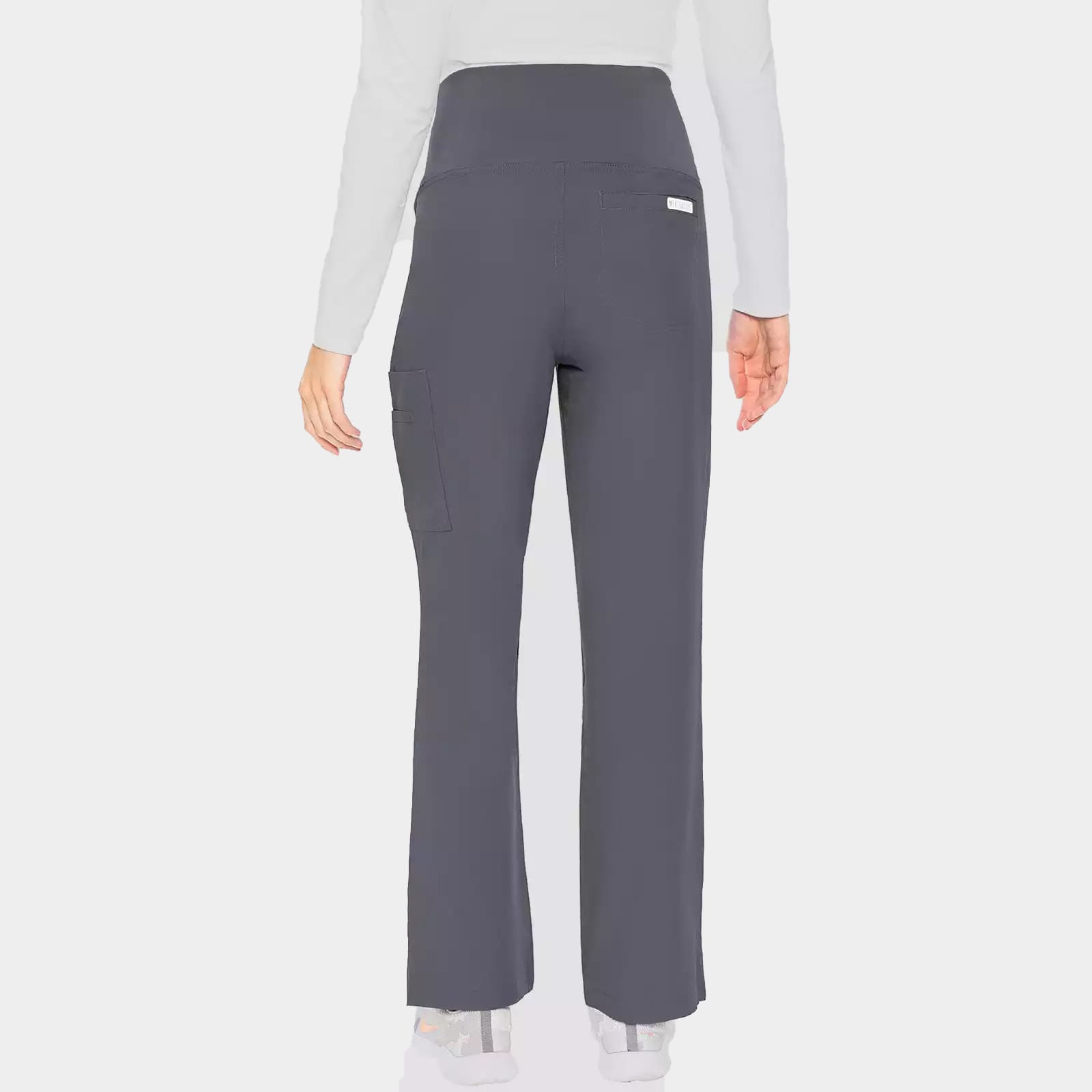 Maternity Pant Touch By Med Couture MC028 Pewter 02
